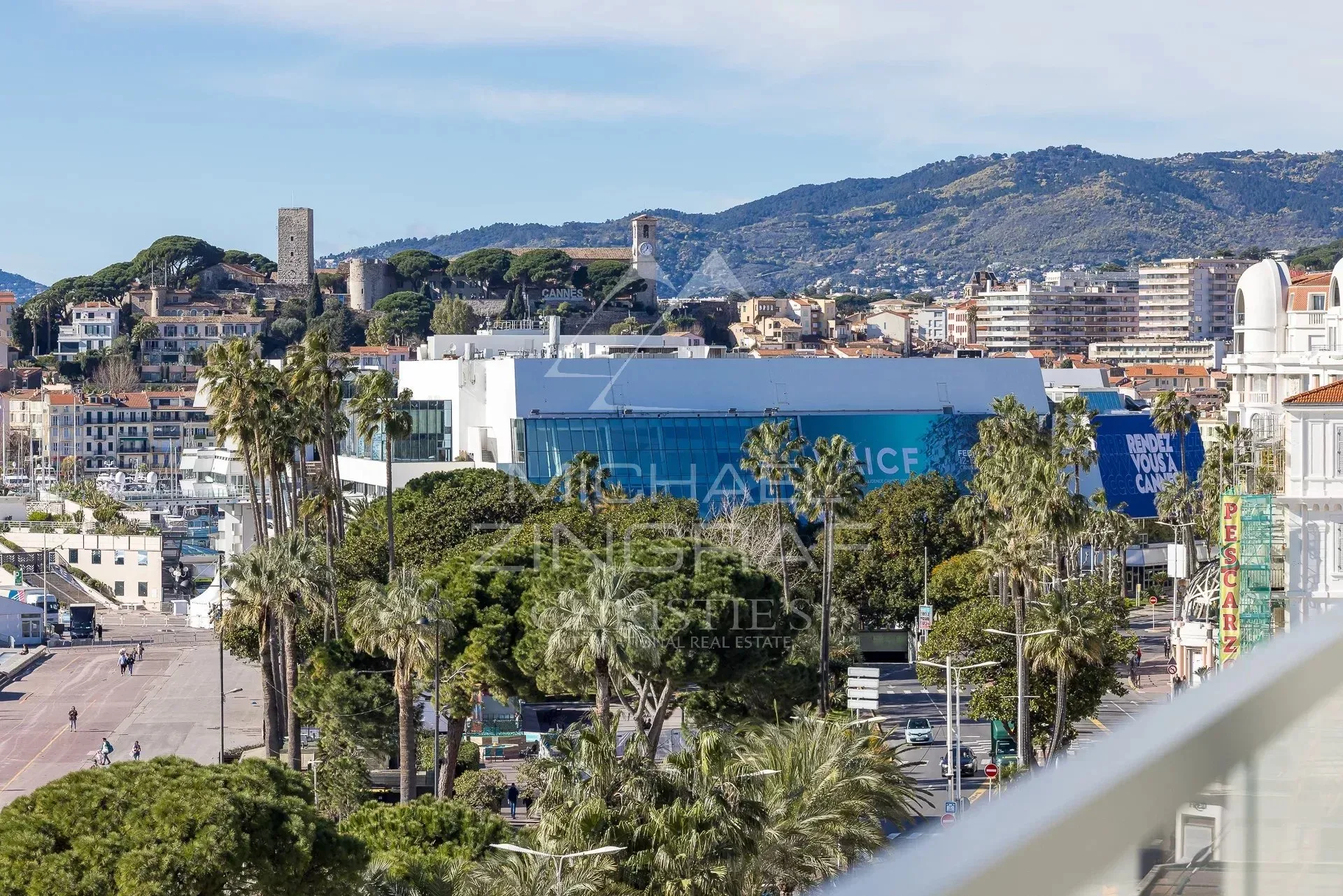 Cannes - Croisette - Vue mer panoramique - 10