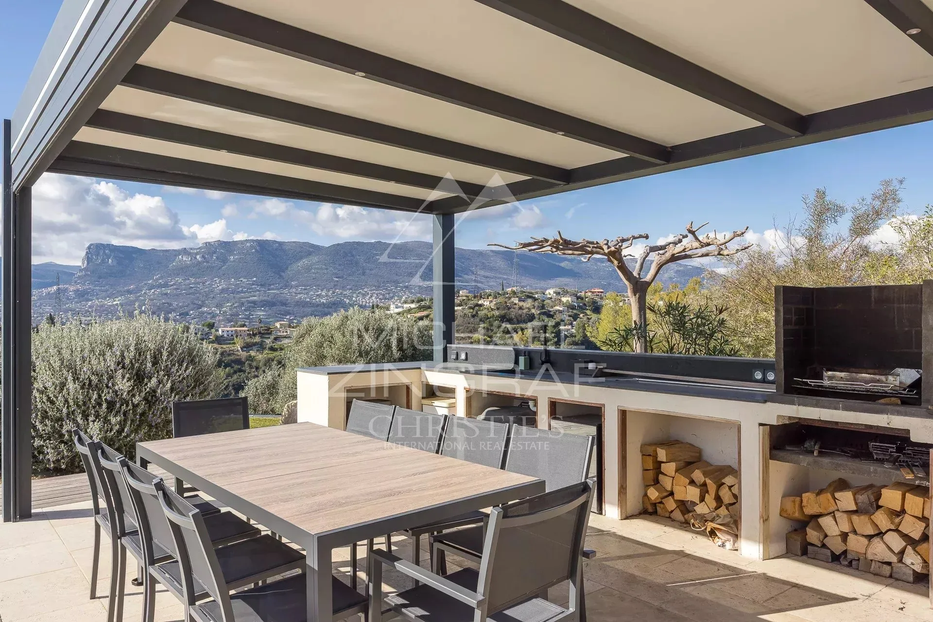 Nice - Crémat -  Villa contemporaine avec vue panoramique - 5