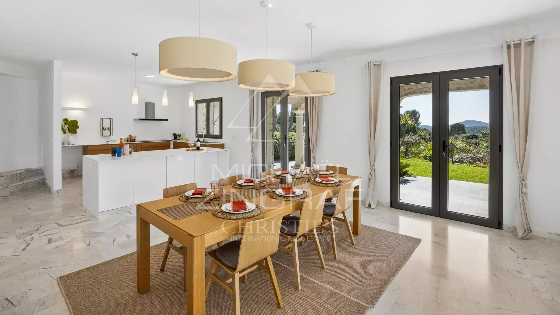 Villa rénovée à Biot – Quartier recherché, calme absolu, 5 chambres, prestations complètes - 5