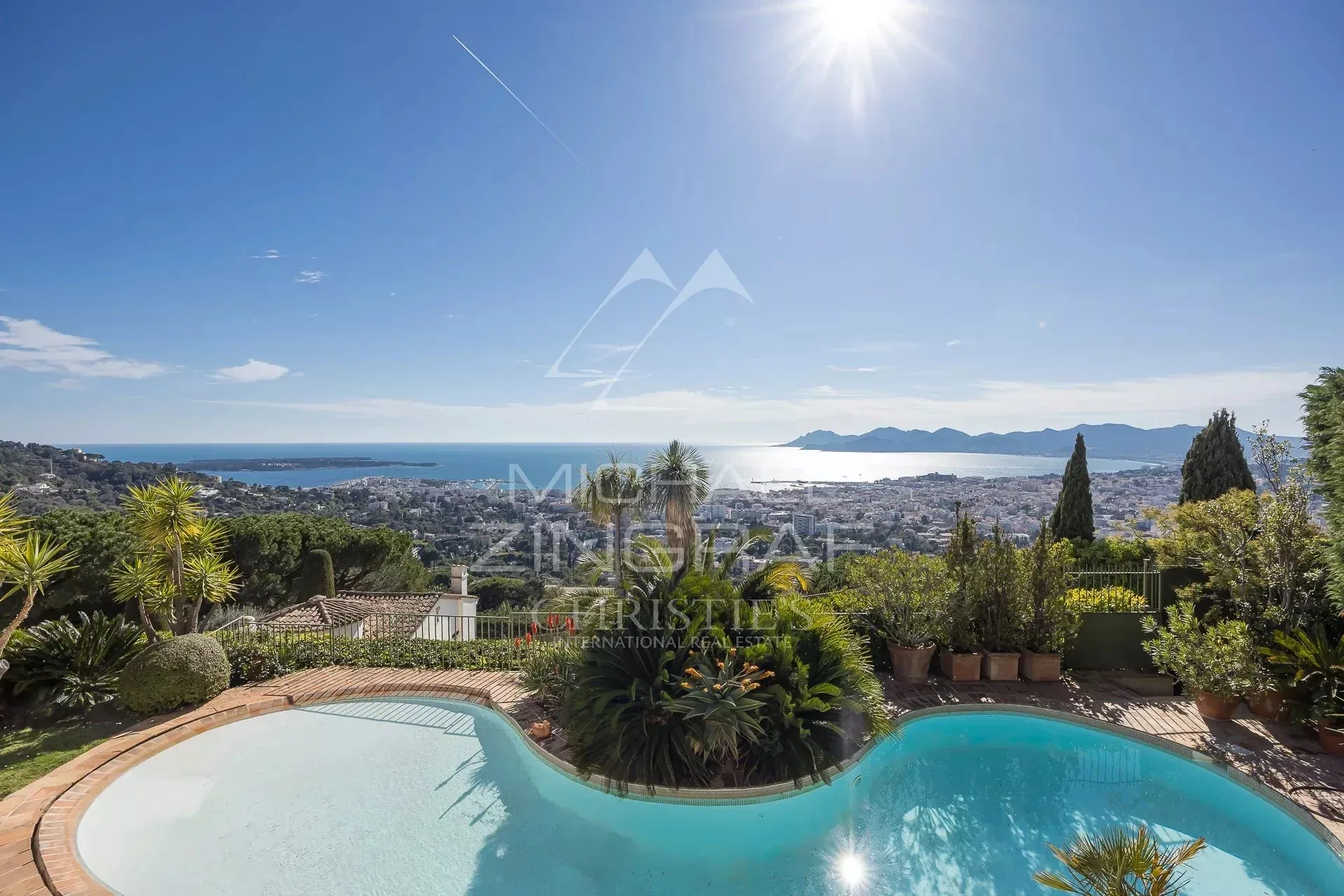 Cannes Californie - Domaine fermé - Vue mer panoramique