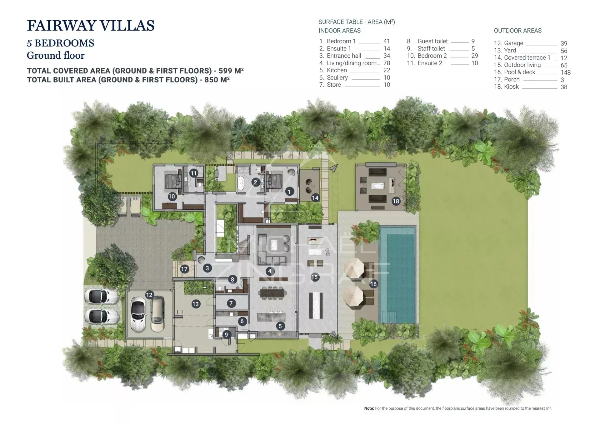 Opportunité exceptionnelle – Villa Fairway 5 suites au sein du domaine de golf de Mont Choisy - 26