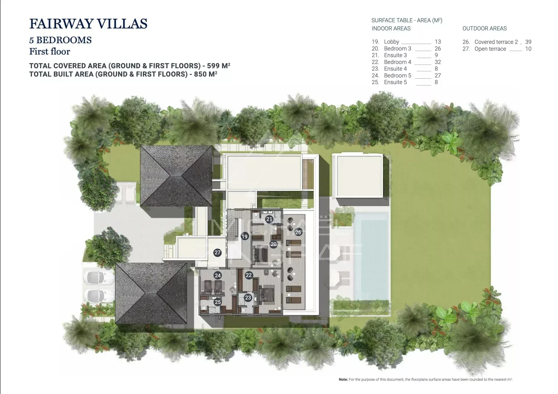 Opportunité exceptionnelle – Villa Fairway 5 suites au sein du domaine de golf de Mont Choisy - 27
