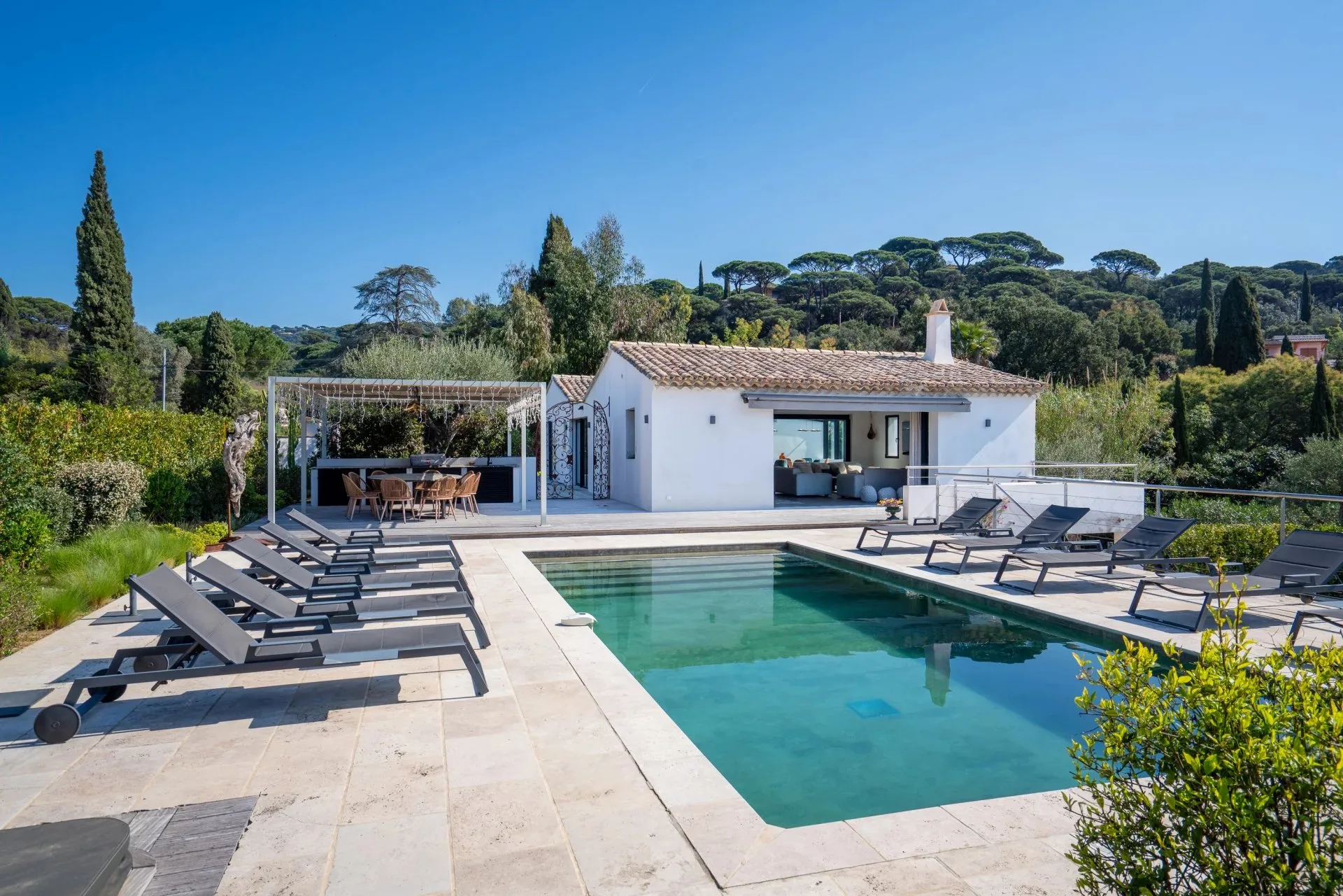 Gigaro, superbe maison dans un domaine privé, à quelques pas des plages de Gigaro - 5