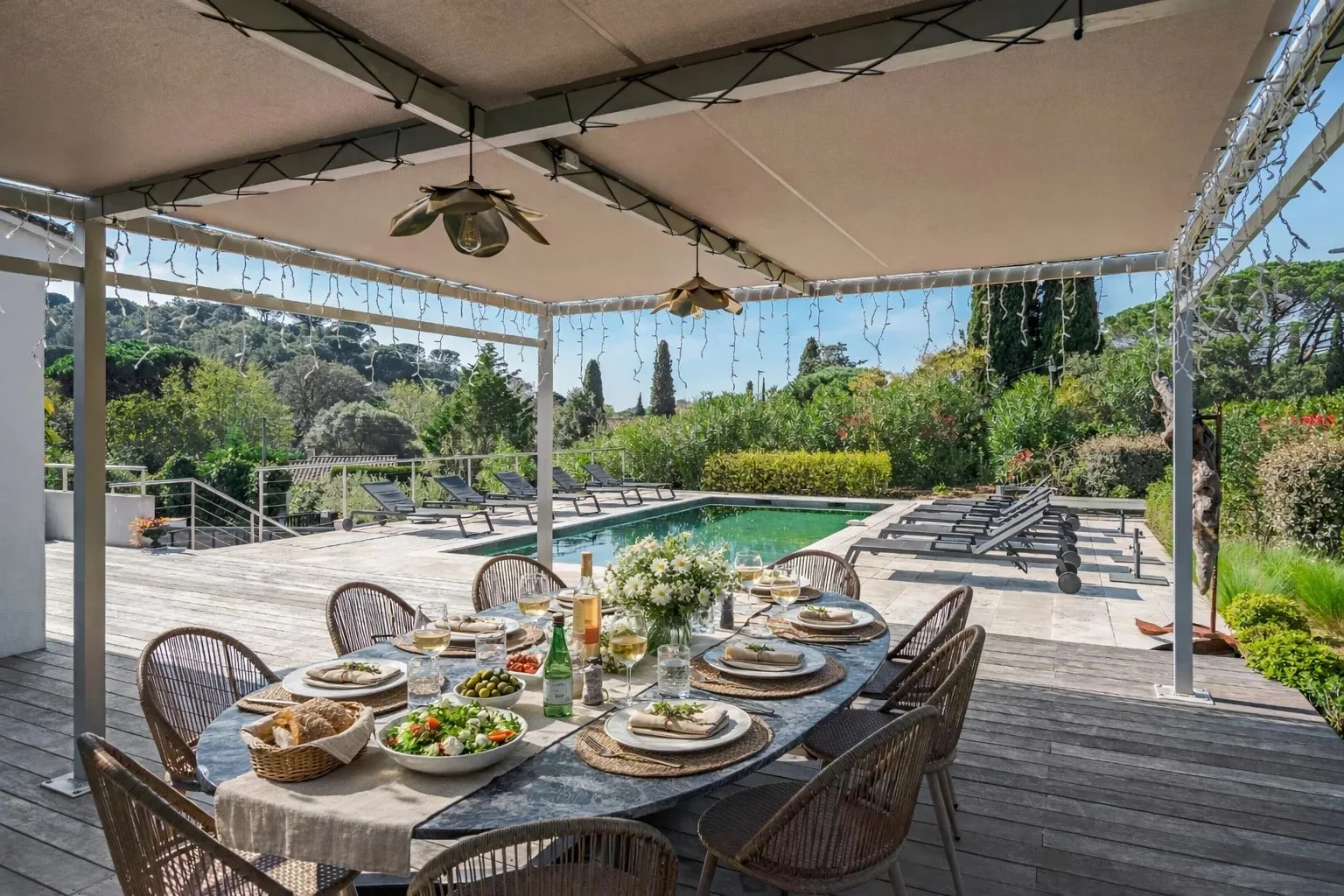 Gigaro, superbe maison dans un domaine privé, à quelques pas des plages de Gigaro - 19