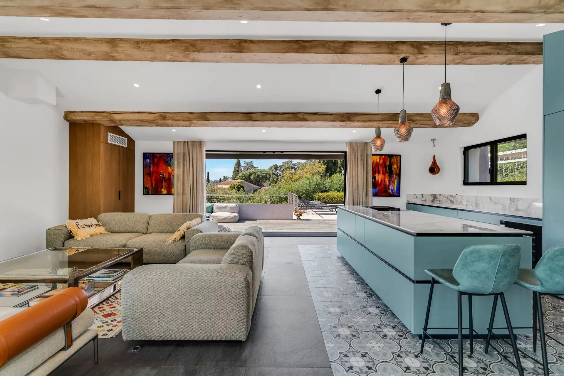 Gigaro, superbe maison dans un domaine privé, à quelques pas des plages de Gigaro - 6