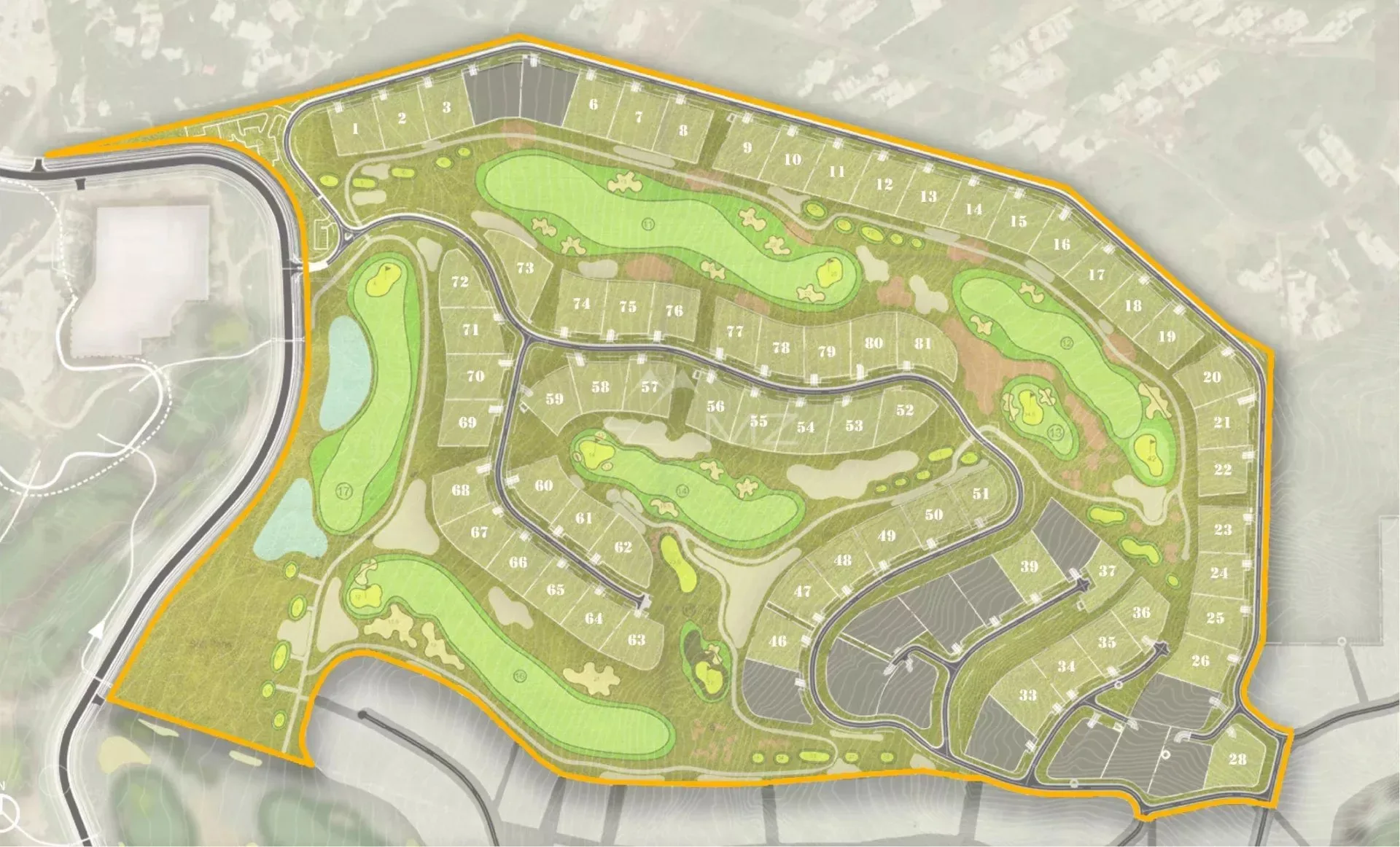 Terrain de 2061m2 sur Golf et accès mer - 7