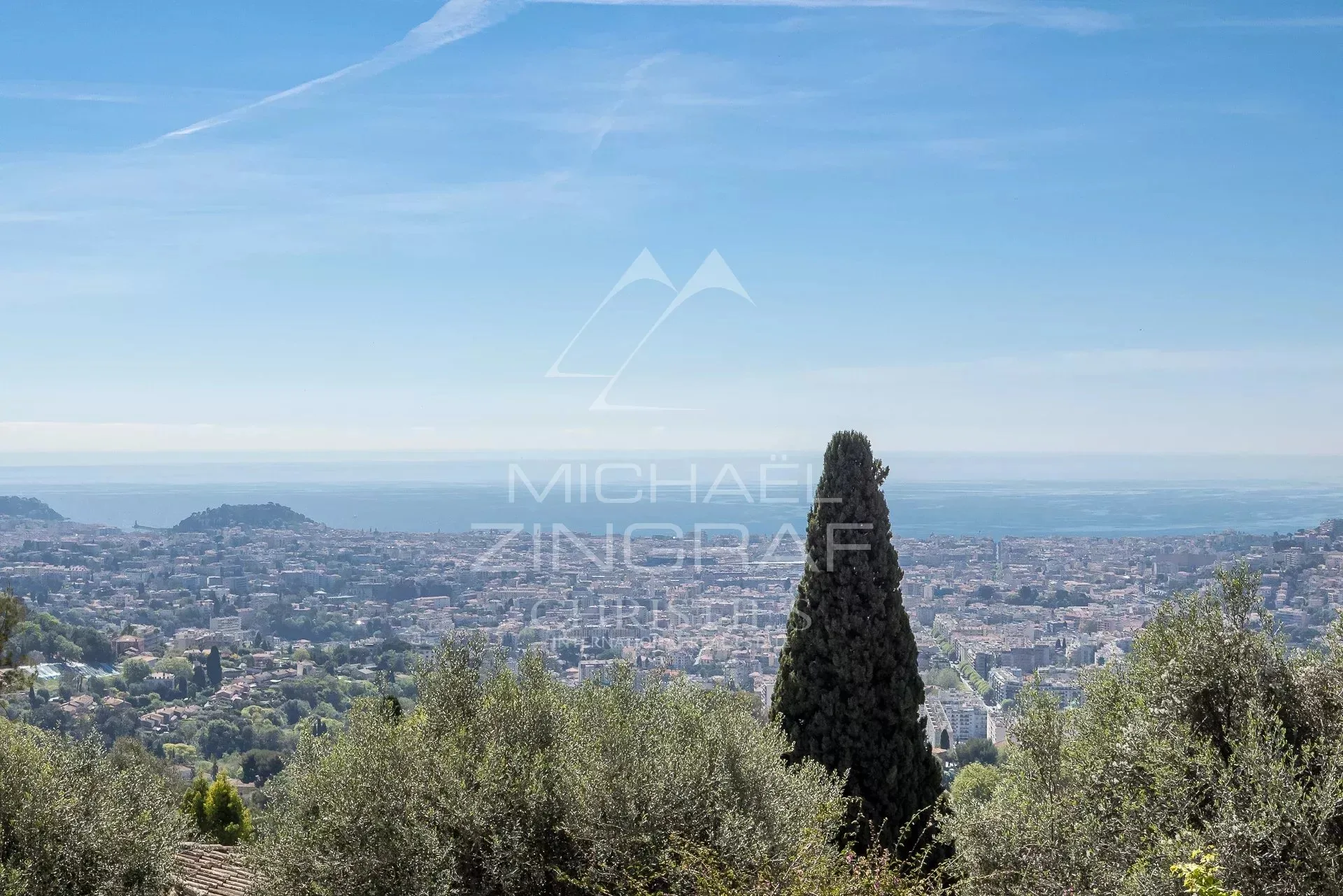 Nice - Haut Gairaut - Bastide de charme et terrain d’exception vue mer - 3
