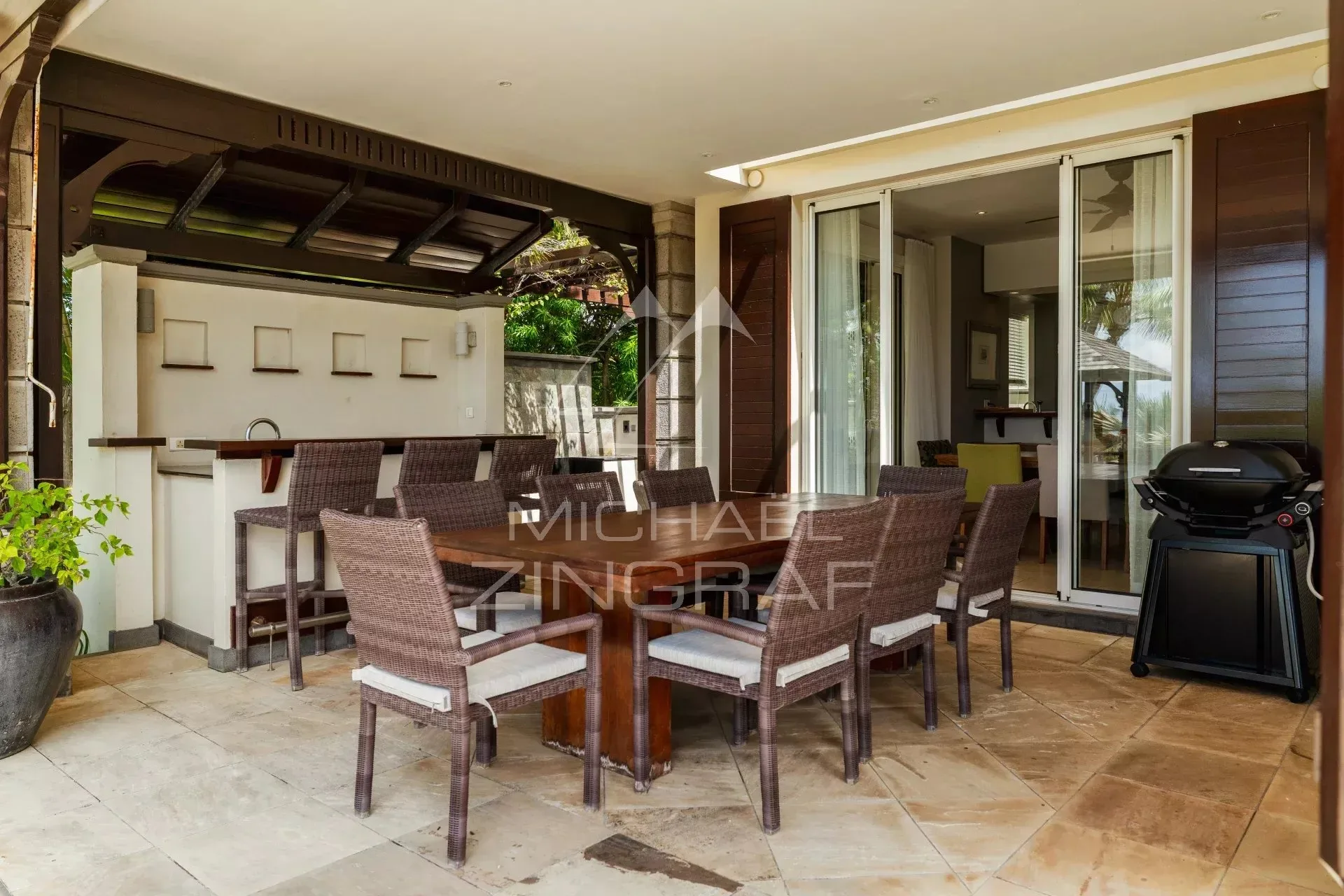 Île Maurice – Villa avec vues sur la nature et l’océan – Bel Ombre - 14