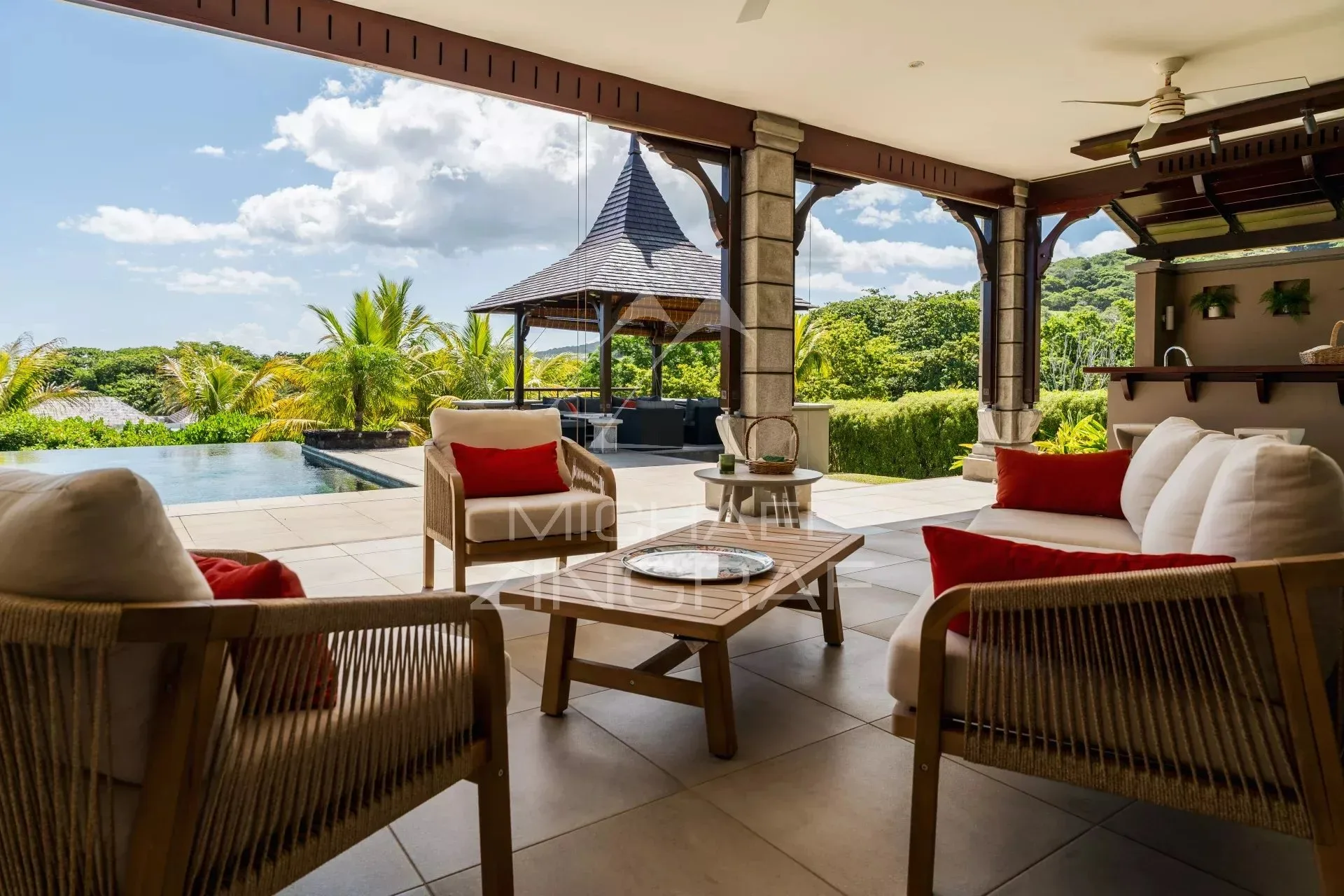 Île Maurice – Villa de plain-pied avec vue mer – Bel Ombre - 8