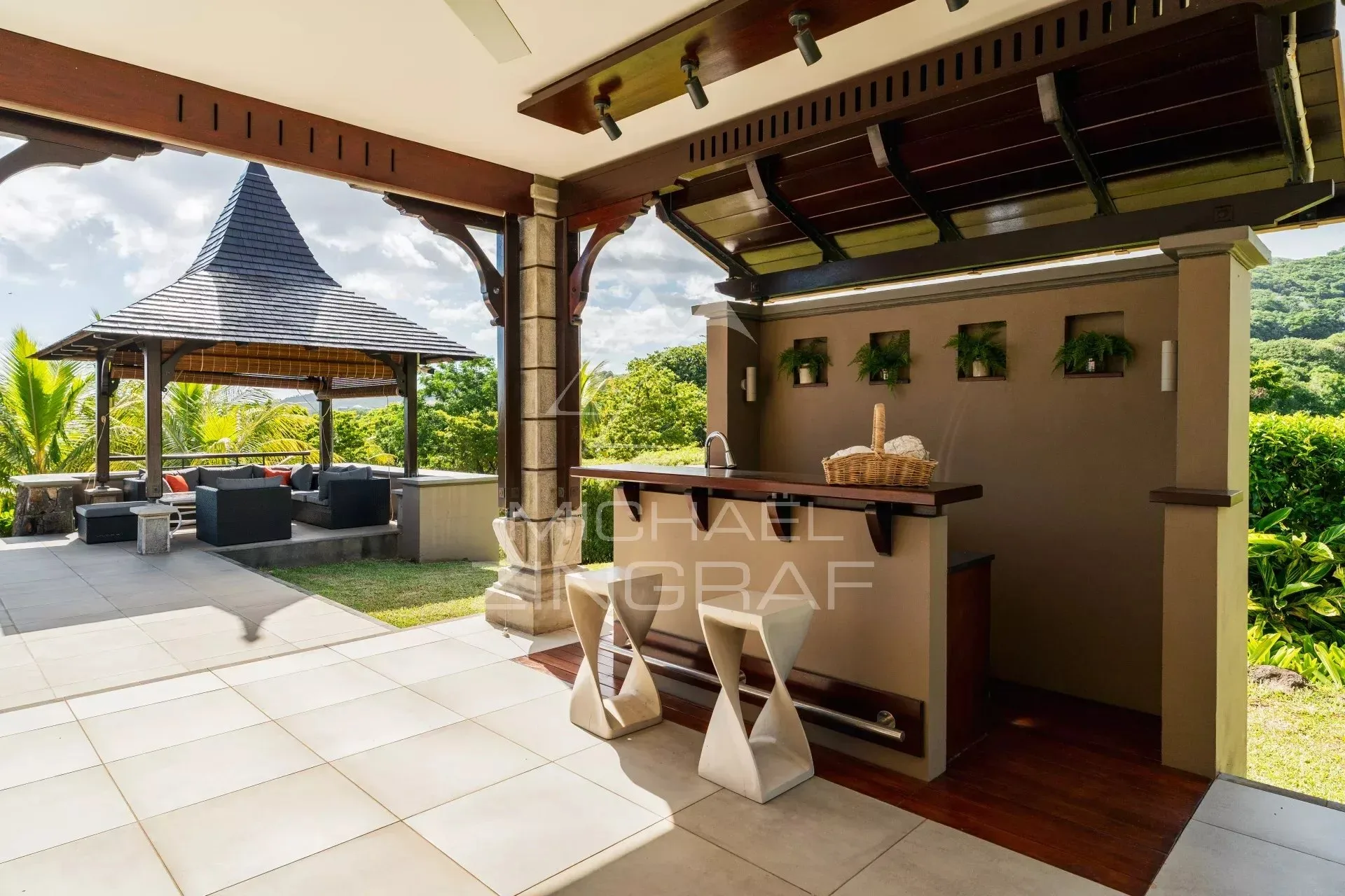 Île Maurice – Villa de plain-pied avec vue mer – Bel Ombre - 13