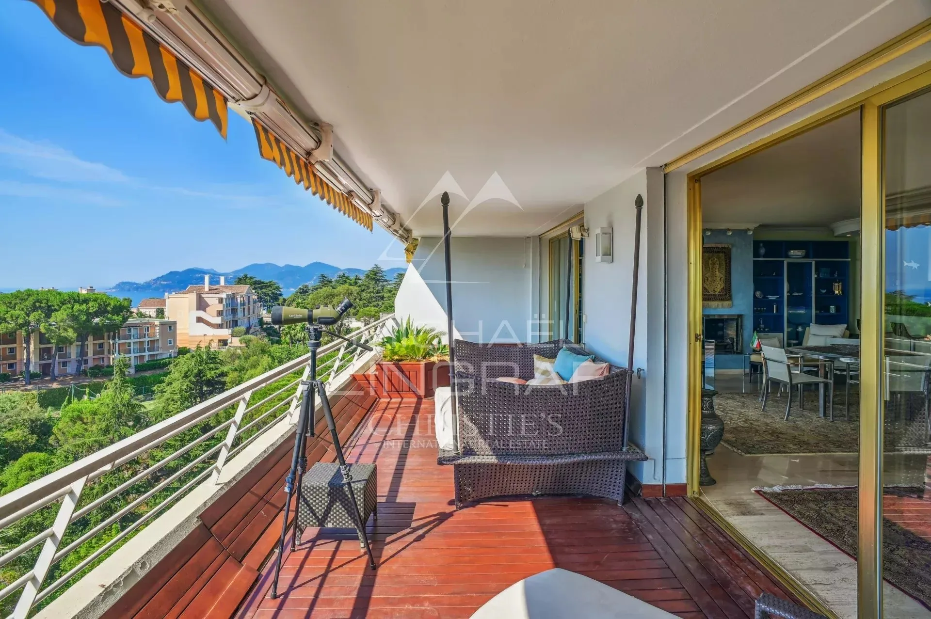 T3 A RENOVER - CANNES, CROIX DES GARDES – VUE MER PANORAMIQUE - 5