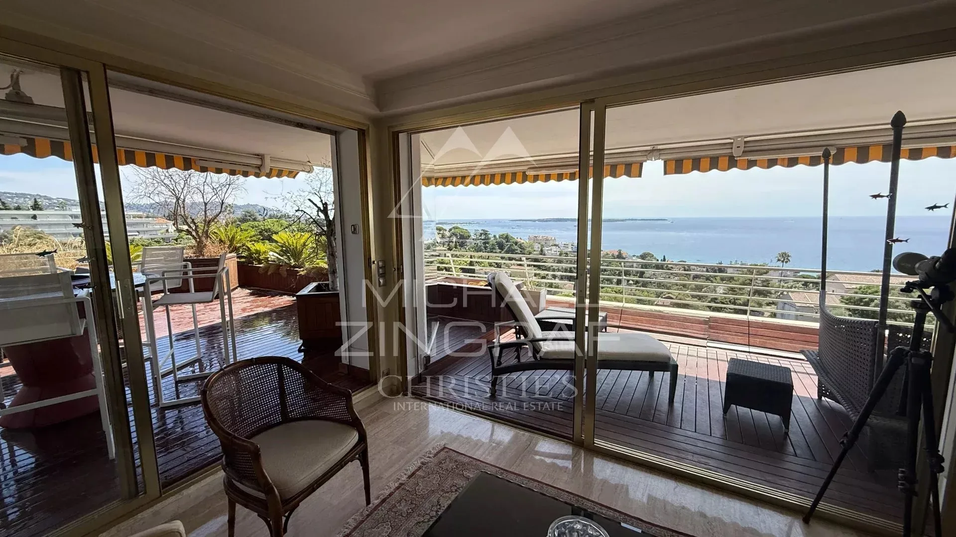 T3 A RENOVER - CANNES, CROIX DES GARDES – VUE MER PANORAMIQUE - 18