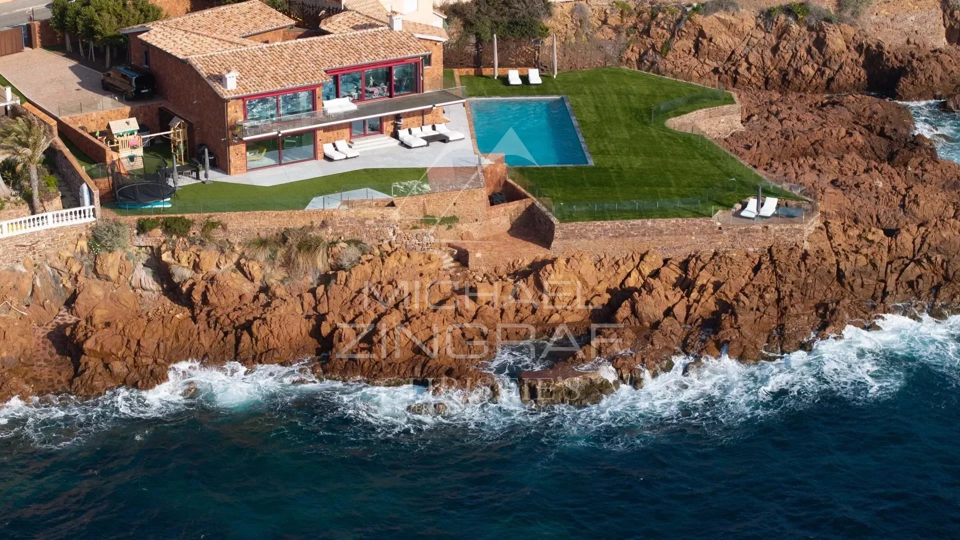 Cannes et Saint-Tropez - Anthéor - Villa pieds dans l'eau - 13