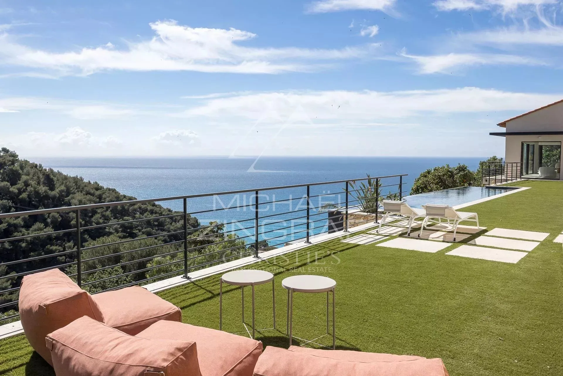 Villa contemporaine d’exception – Vue panoramique mer – Roquebrune-Cap-Martin - 3
