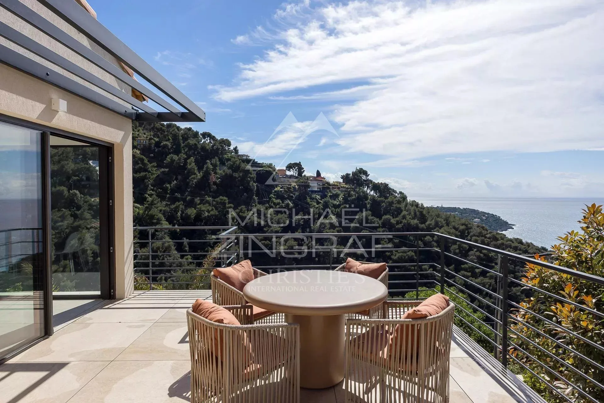Villa contemporaine d’exception – Vue panoramique mer – Roquebrune-Cap-Martin - 12