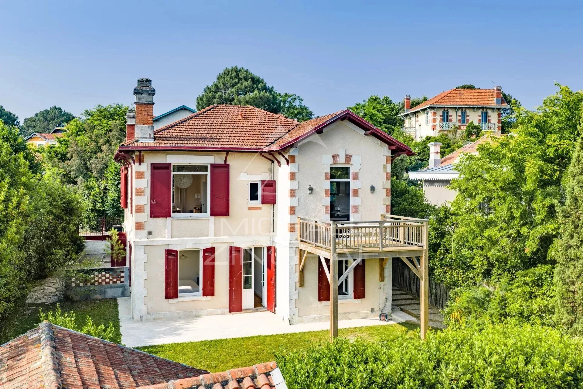 VILLA BATIGNOLLES APERÇU MER VILLE D'HIVER ARCACHON - 15