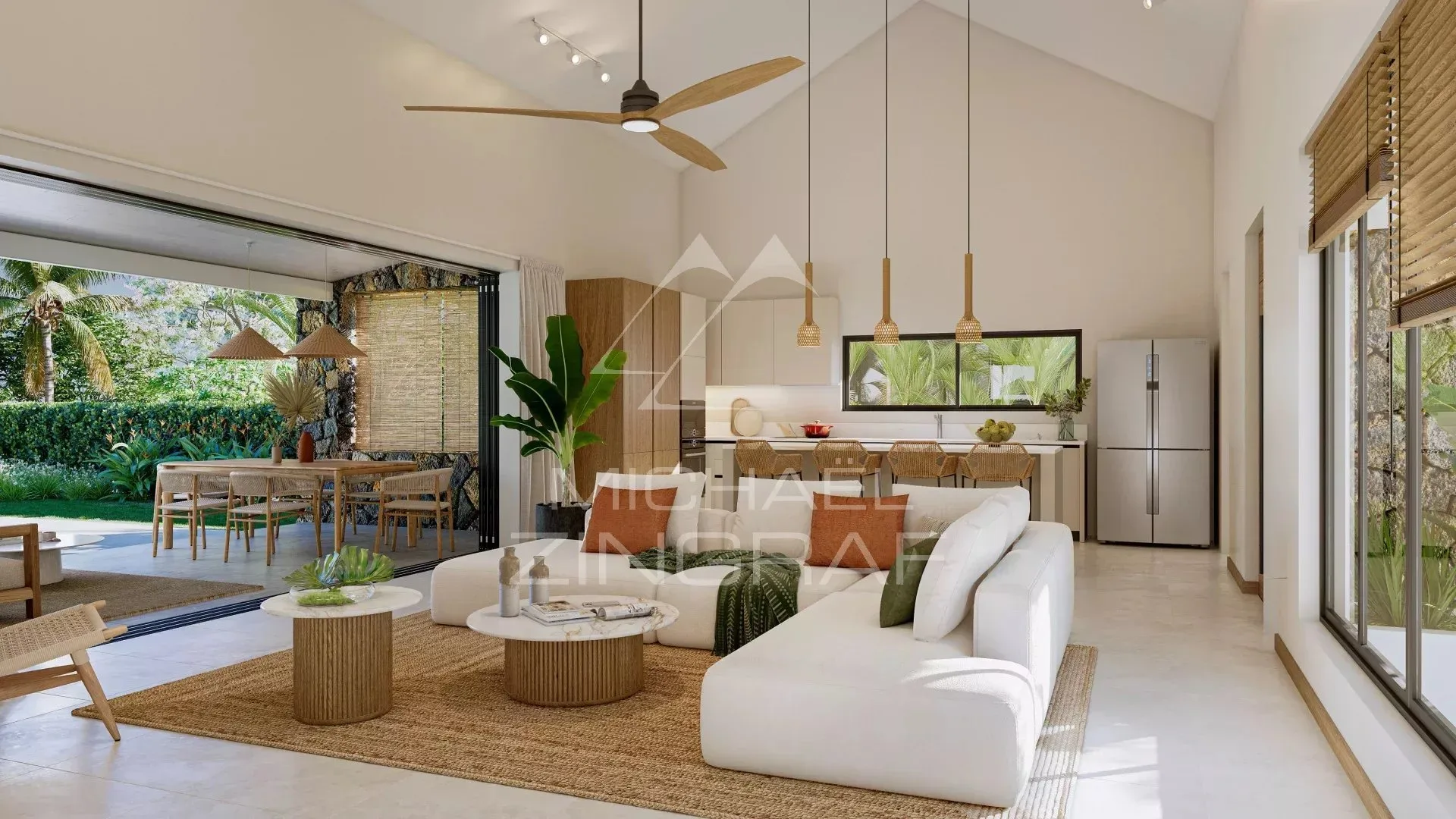 Villa 3 Chambres avec Jardin Privatif à Anahita Beau Champ - 4