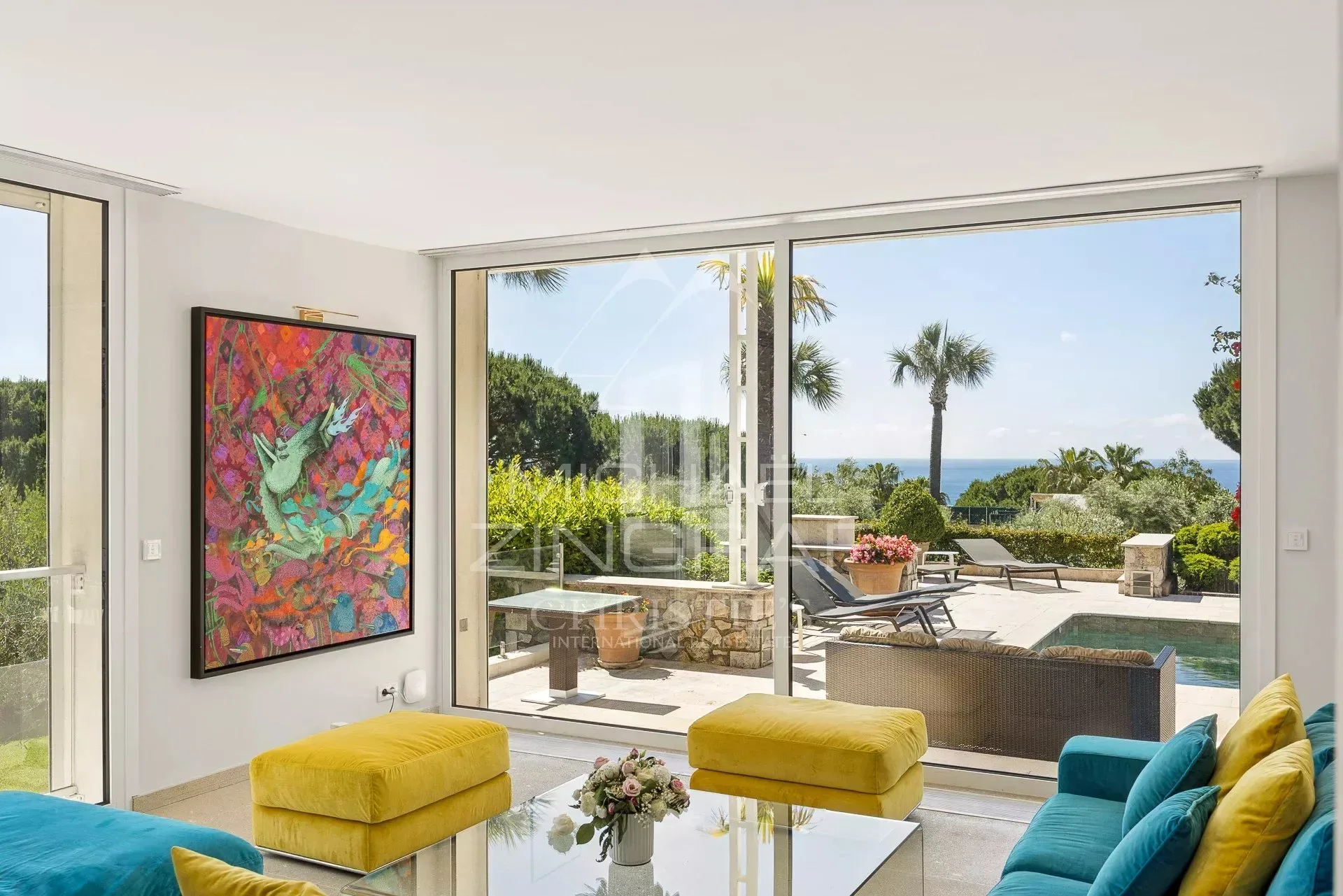Cannes – Croix-des-Gardes - Villa d’architecte avec vue mer panoramique - 4
