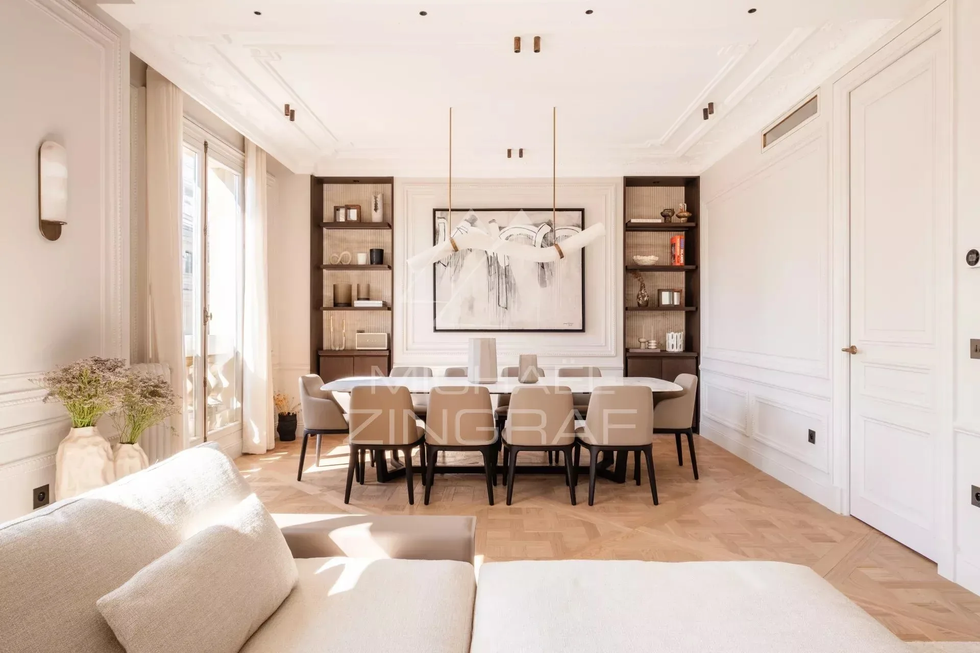 A vendre - Appartement 3 Suites - Paris 8eme - Triangle d'Or - Clim - Refait à neuf - 7