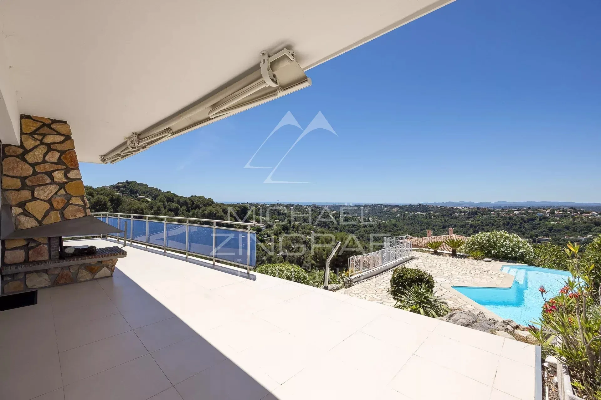 Proche Nice - Colomars - Superbe propriété de caractère avec vue panoramique exceptionnelle - 5