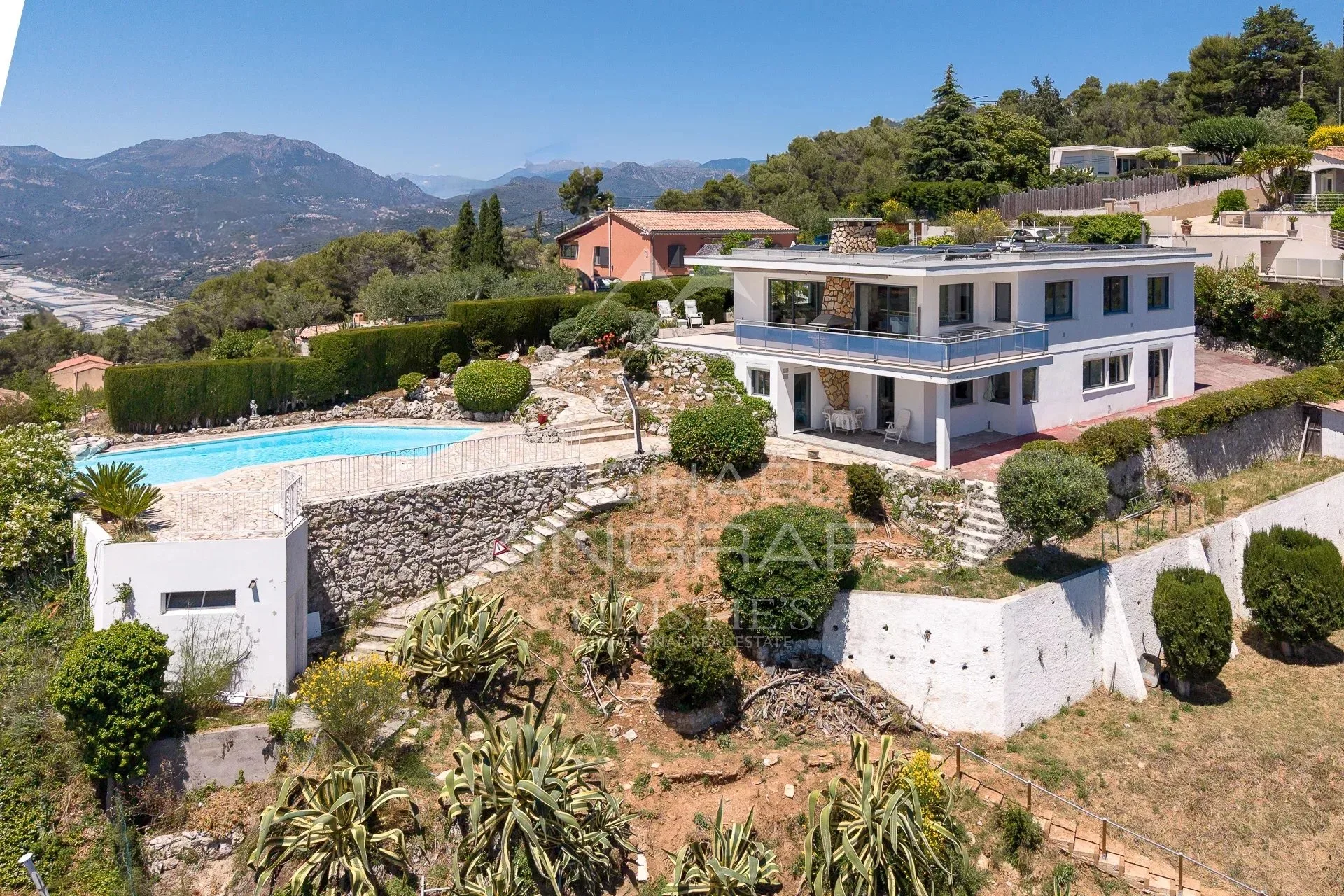 Proche Nice - Colomars - Superbe propriété de caractère avec vue panoramique exceptionnelle - 18
