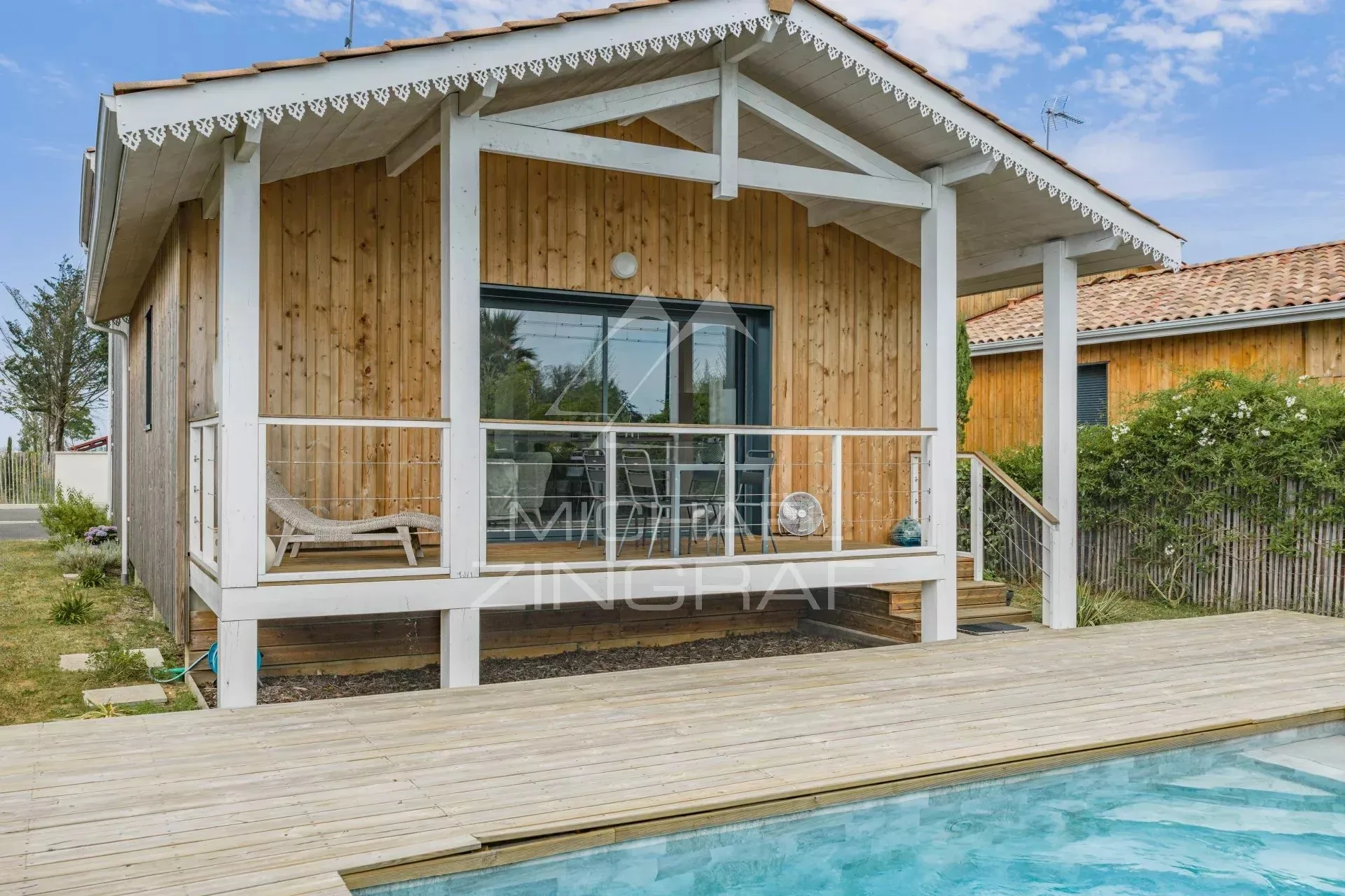 Zeitgenössische Villa mit Garten, Pool und Terrassen nahe dem Bassin d’Arcachon - 20