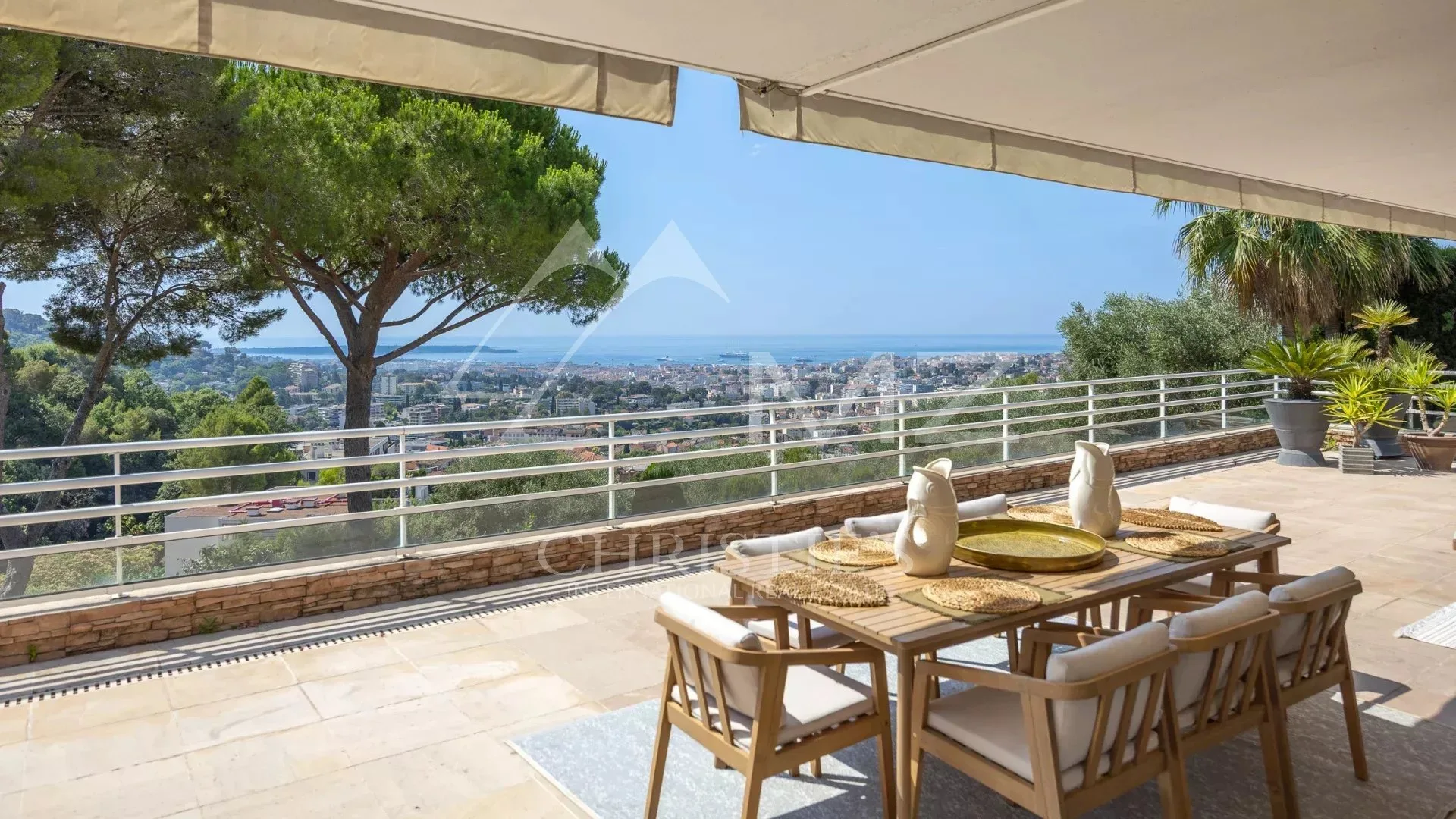 Hauteurs de Cannes - Appartement vue mer panoramique - 18