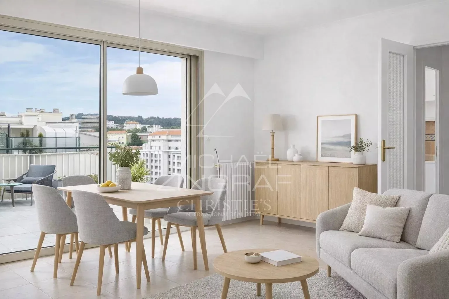 Rare, Penthouse a rénover - Cannes – Vue panoramique - 5