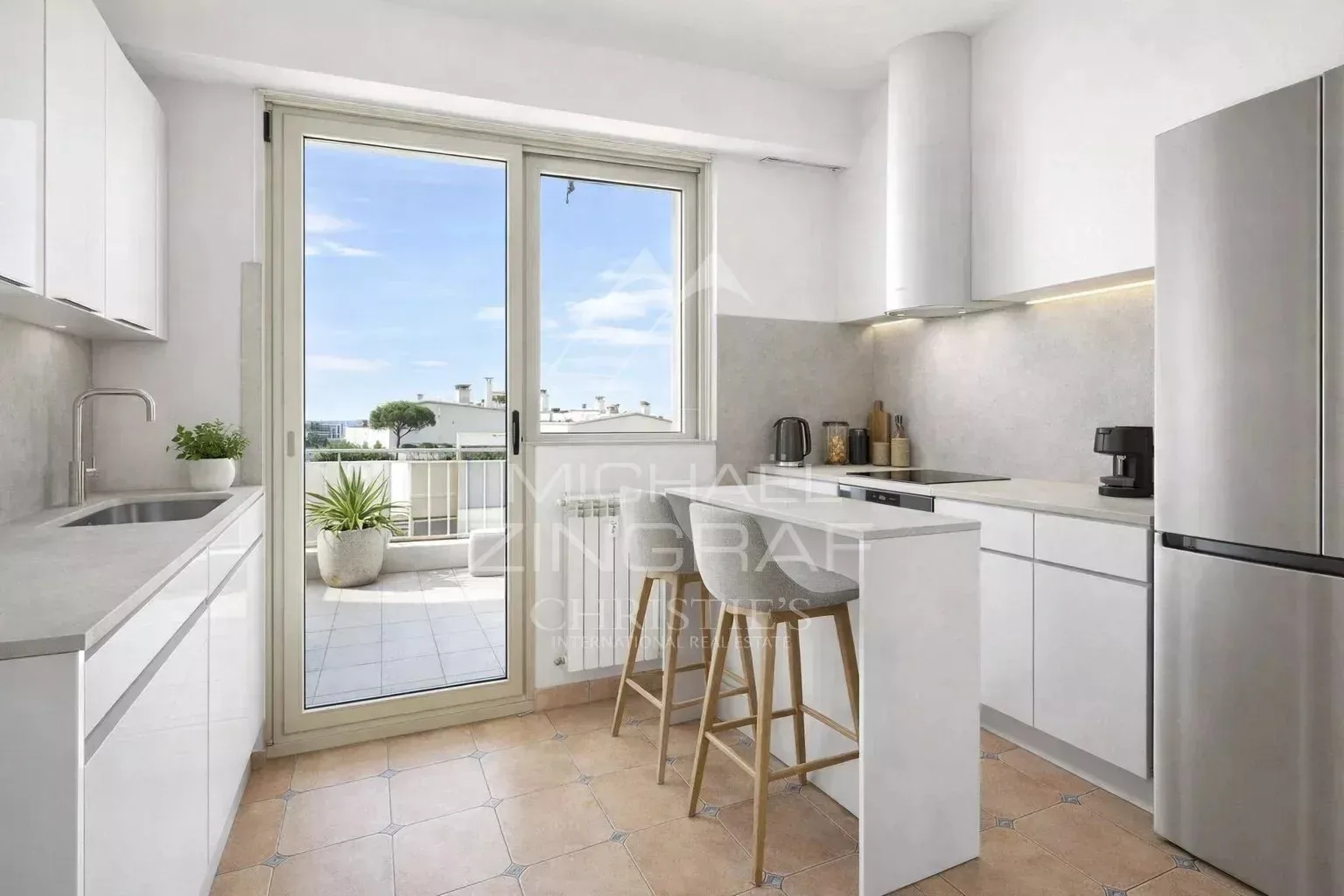 Rare, Penthouse a rénover - Cannes – Vue panoramique - 6