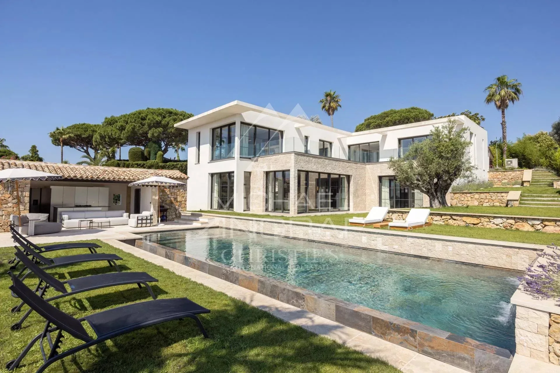 Super-Cannes – Superbe  contemporaine avec vue mer panoramique – Domaine privé - 3