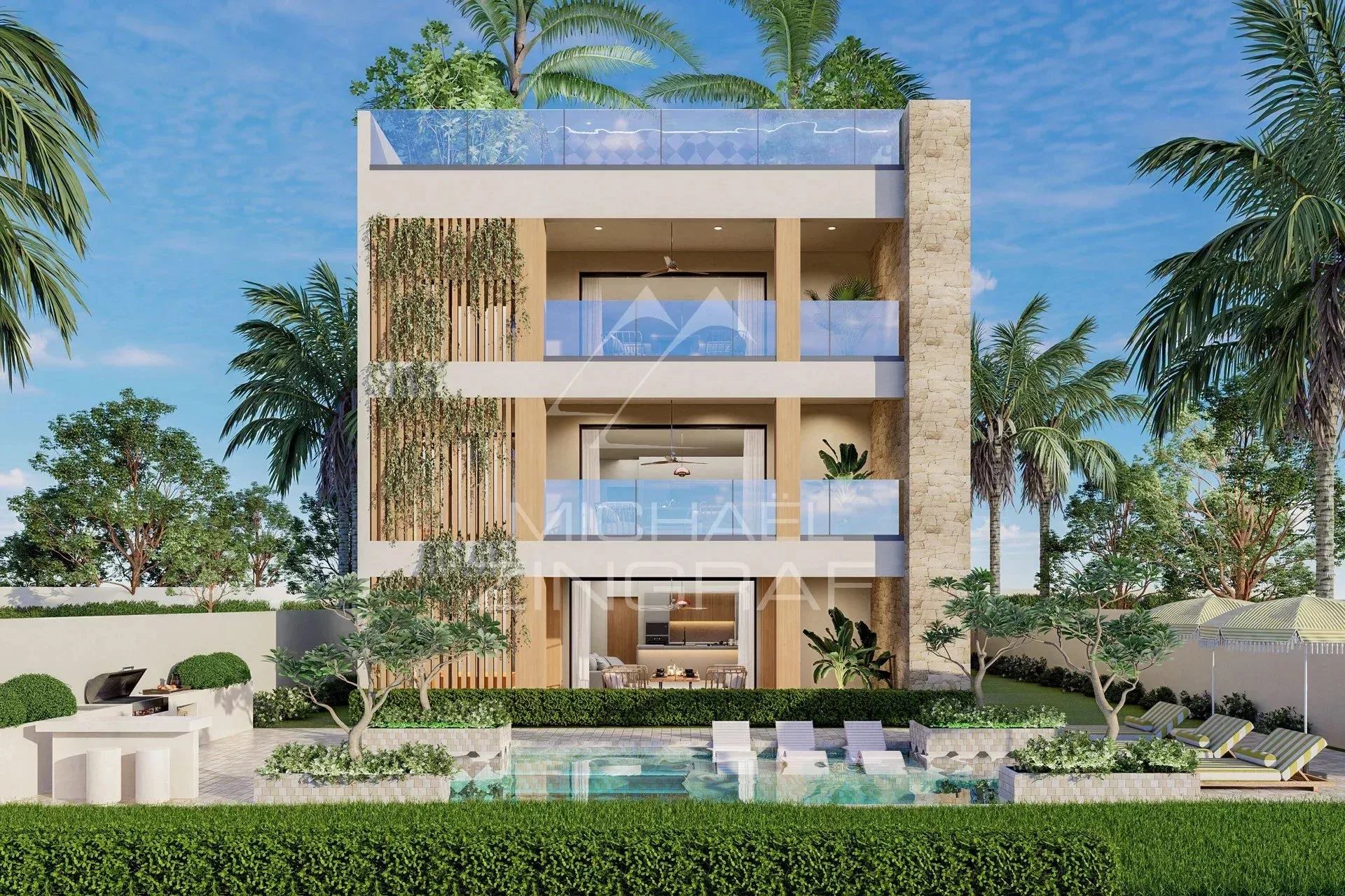 Appartement 3 chambres en rez-de-chaussée face à la piscine à Mont Choisy - 5