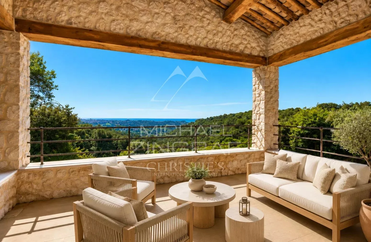 Saint-Paul-de-Vence - Villa premium avec vue panoramique mer et village - 12