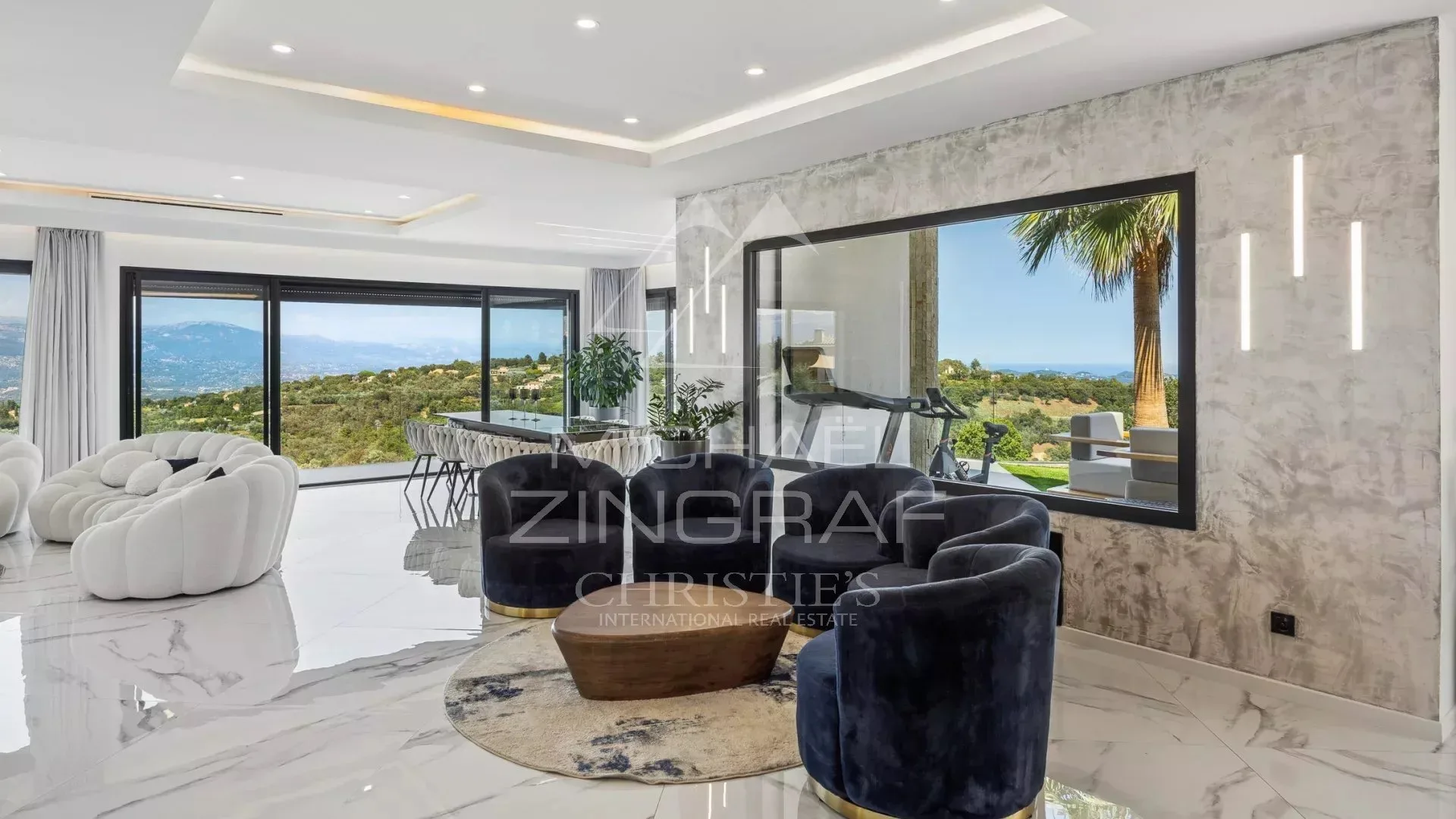 Tanneron – sublime villa de luxe avec vue mer - 14