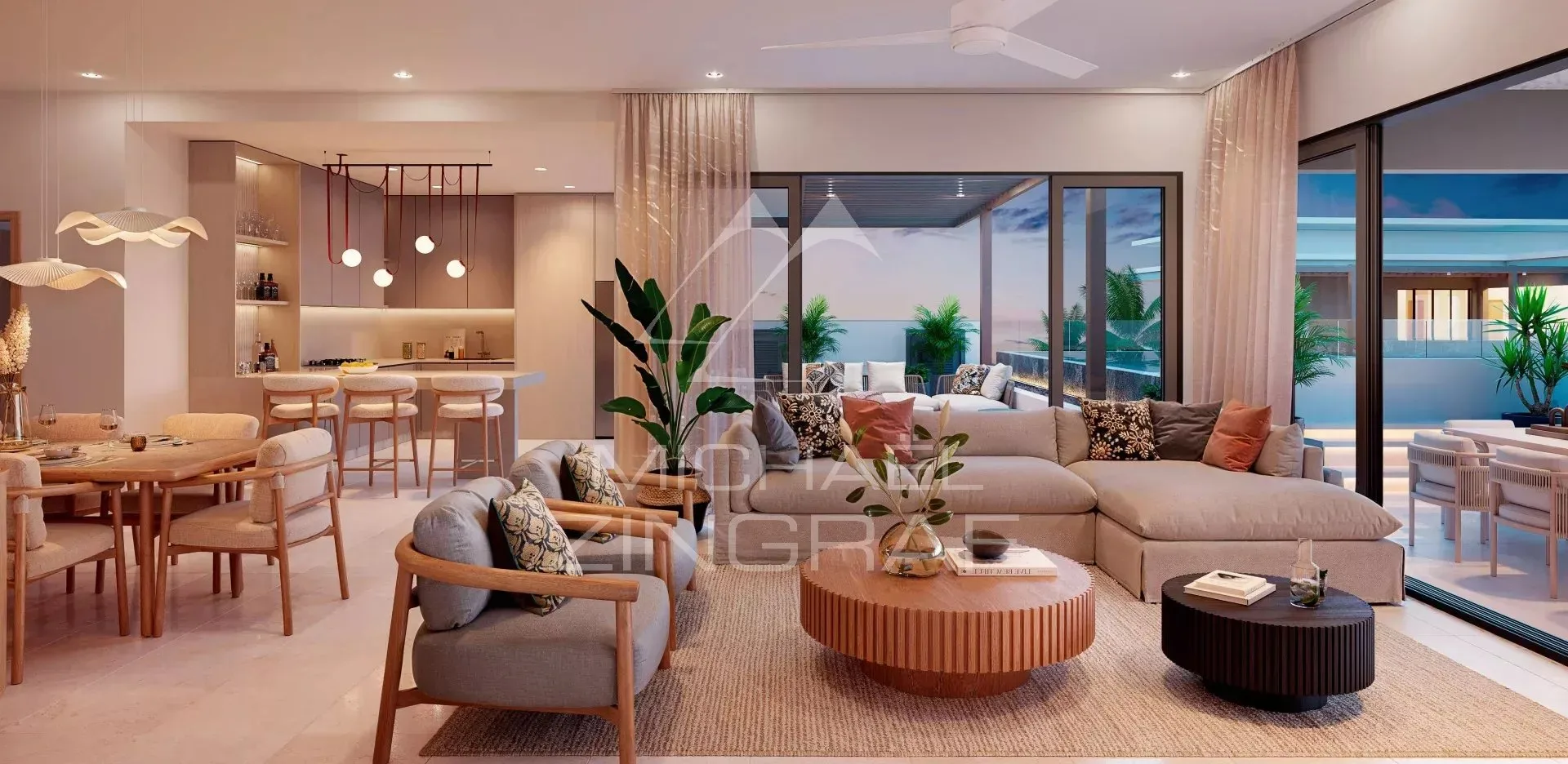 Penthouse de Luxe de 3 Chambres avec Rooftop privée – Belle Mare - 6