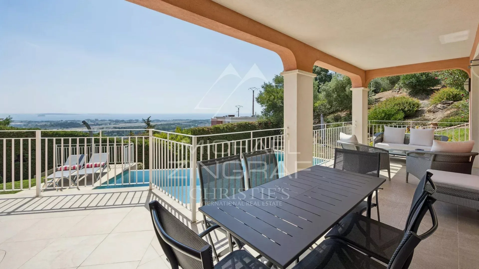 Mandelieu la Napoule - PROPRIÉTÉ VUE MER DANS DOMAINE PRIVÉ - Proche Cannes - 3