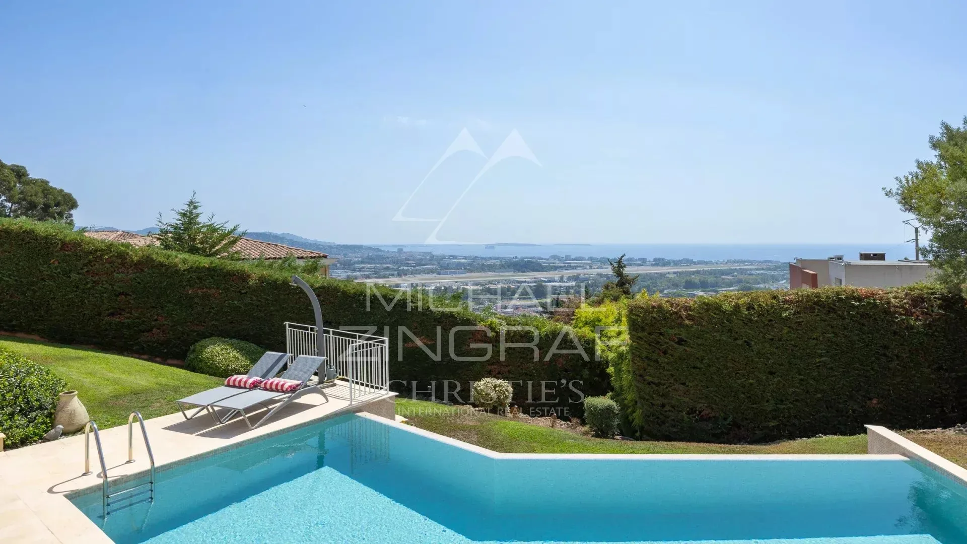 Mandelieu la Napoule - PROPRIÉTÉ VUE MER DANS DOMAINE PRIVÉ - Proche Cannes - 9