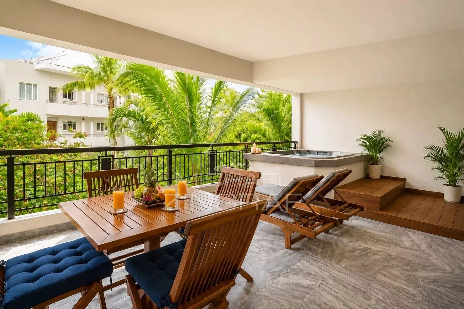 Appartement 2 chambres avec plunge pool privée à Bain Bœuf - 13