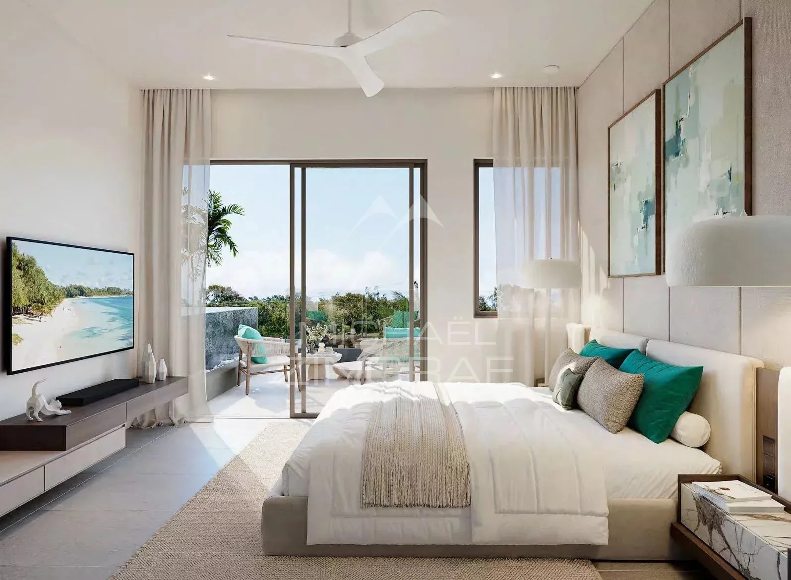 Penthouse de Luxe de 3 Chambres avec Rooftop privée – Belle Mare - 7