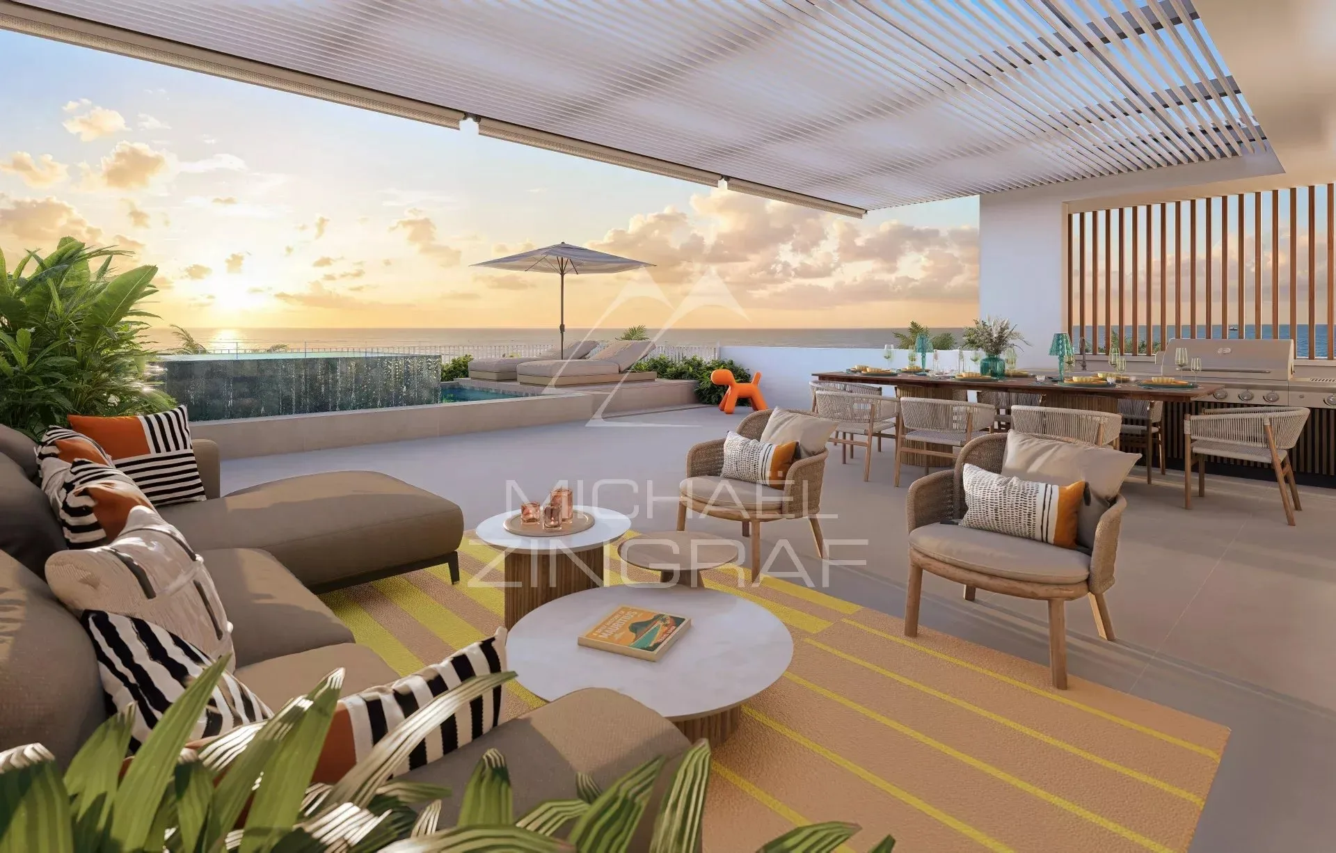 PENTHOUSE DUPLEX D’EXCEPTION – FACE AU LAGON ET AU MORNE - 3