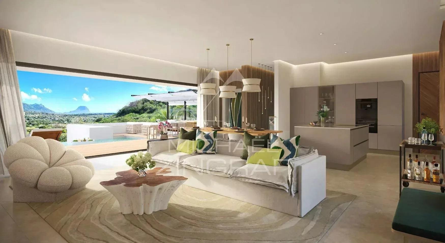 Villa d’Exception de 3 Chambres avec Vue sur les Montagnes - 3