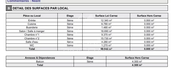 A vendre - 2 Chambres - Exelmans - Balcon - 12