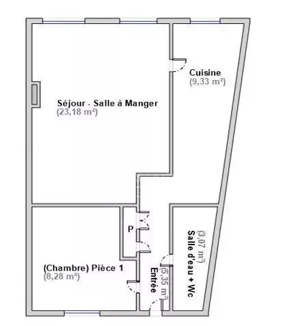 ZU VERKAUFEN - ZWEI ZIMMER - SAINTS PERES - GUTER ZUSTAND - 8