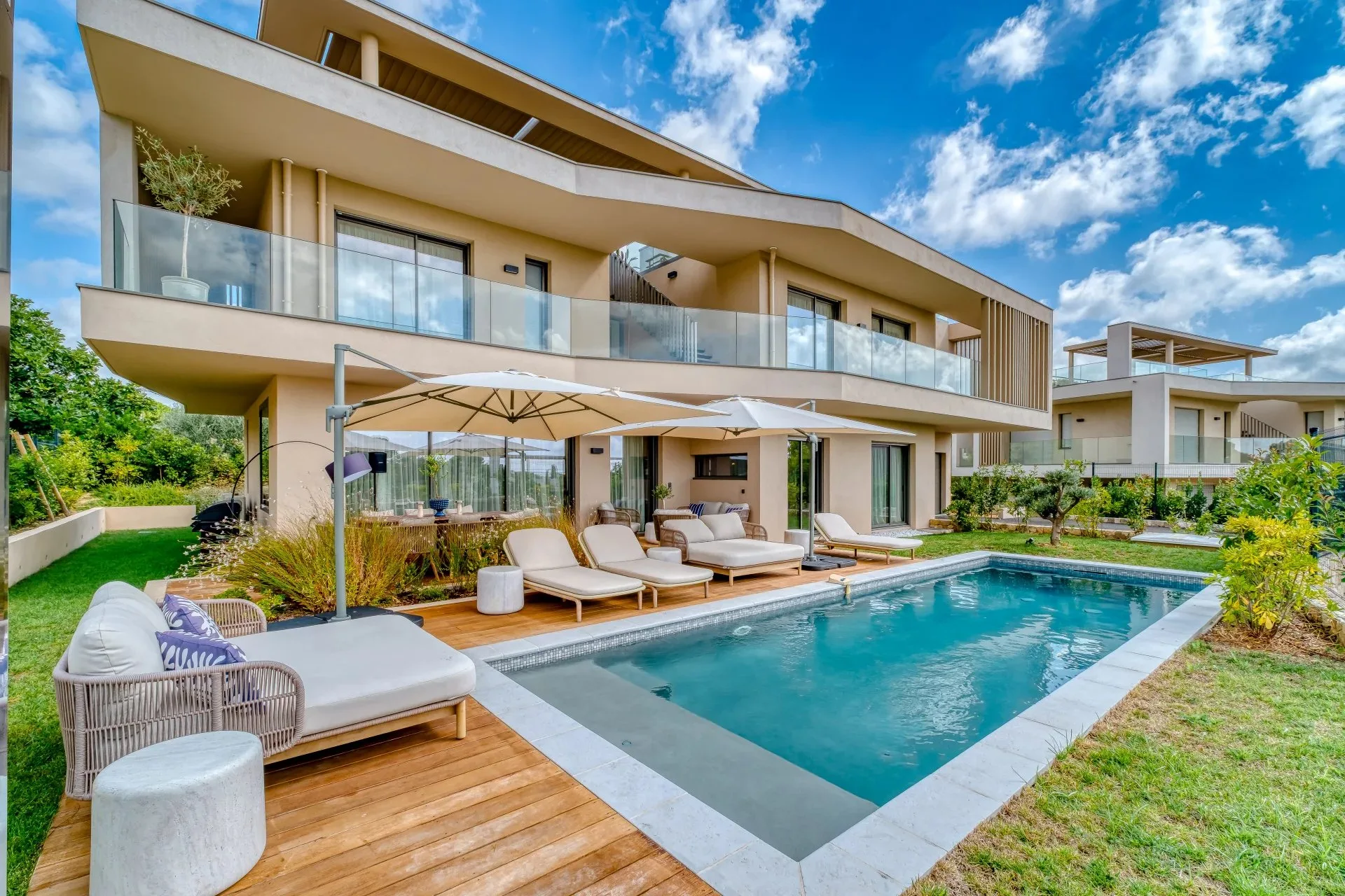 Mougins - Villa contemporaine avec vue mer - 5 chambres