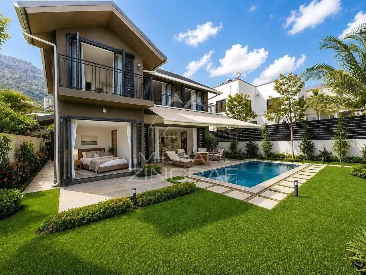 Villa Contemporaine avec Piscine – La Preneuse, Riviere Noire