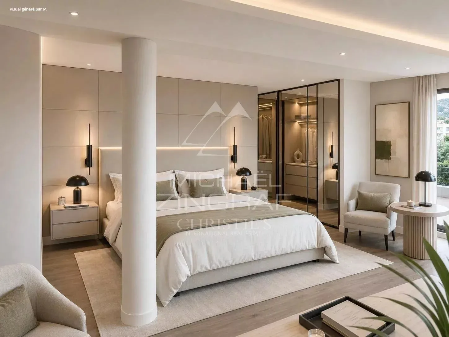 EXCLUSIVITE - CANNES Proche Carlton - Appartement d'exception avec spacieuse terrasse  vue mer - 14