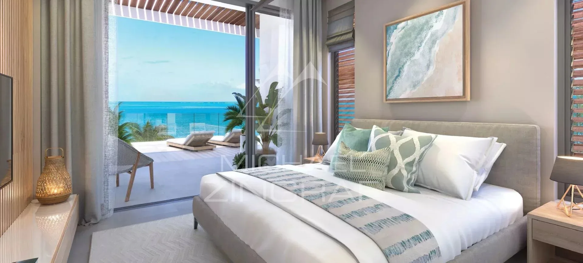 Penthouse de luxe de 3 chambres en bord de mer avec vue panoramique à Riviere Noire - 6