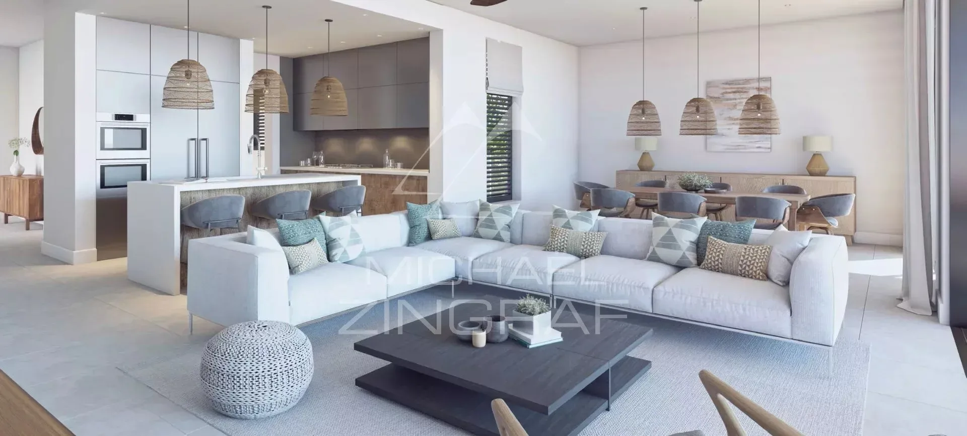 Penthouse de luxe de 3 chambres en bord de mer avec vue panoramique à Riviere Noire - 8