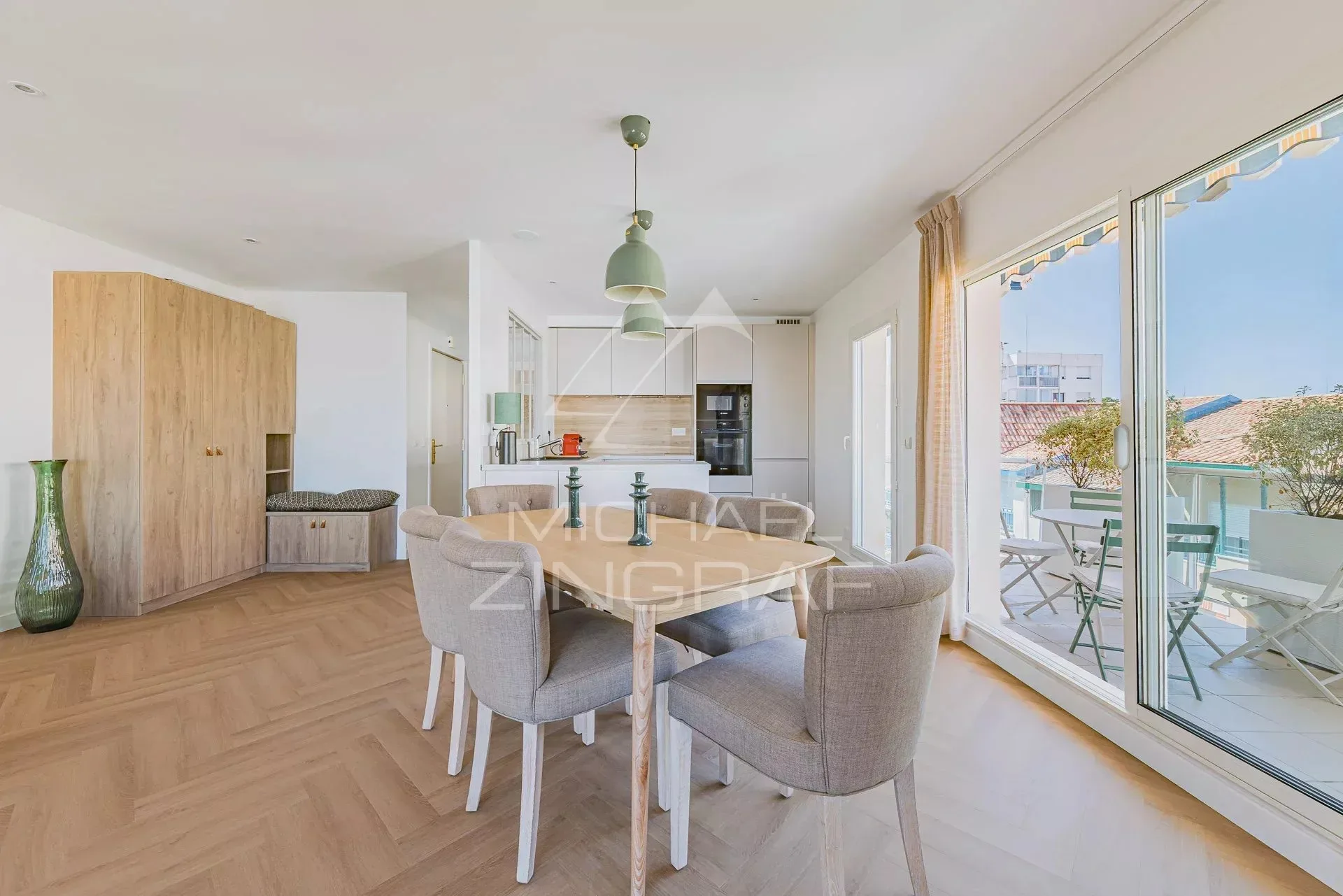 ARCACHON - APPARTEMENT DERNIER ETAGE 3 CHAMBRES - 16