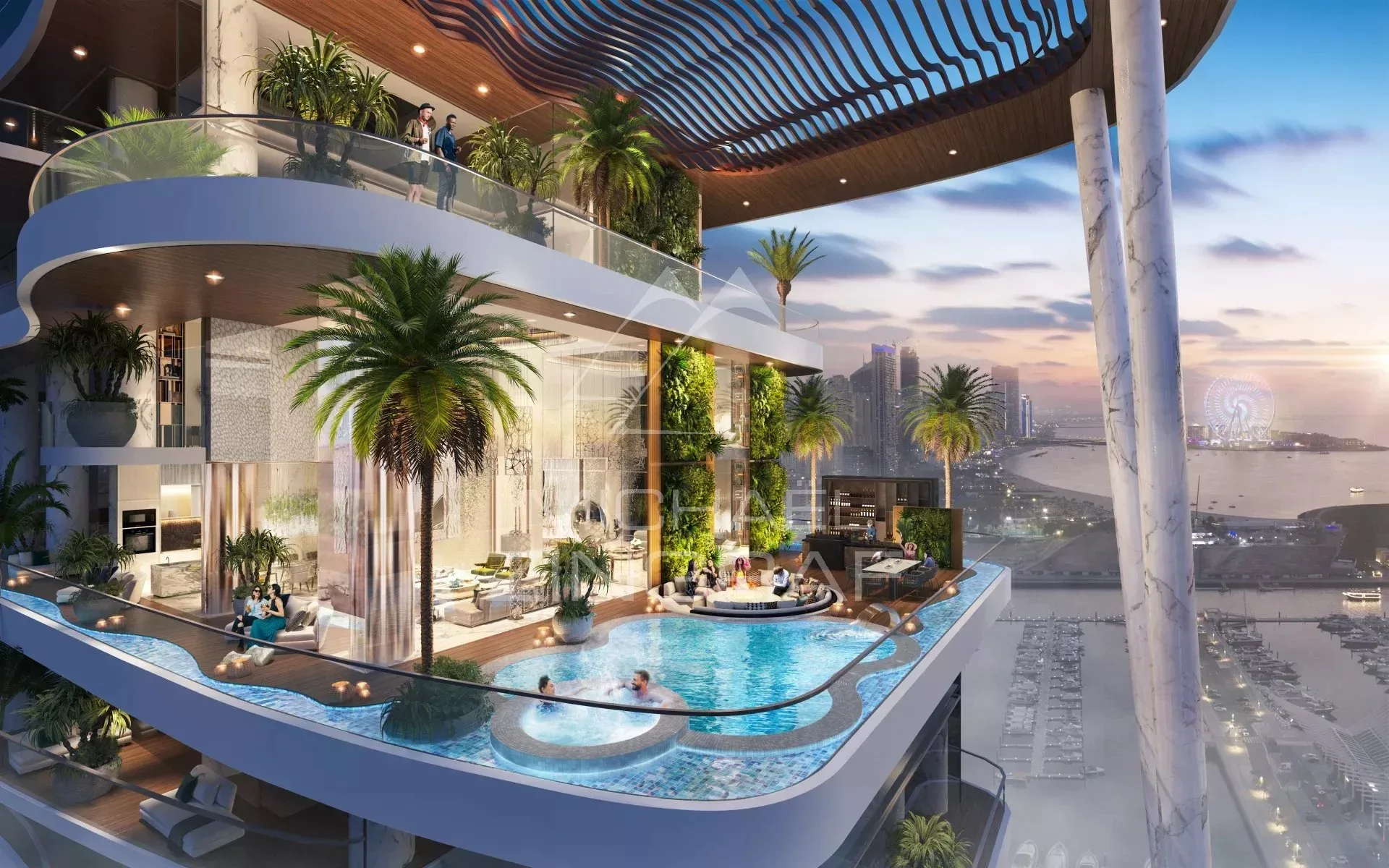 Dubaï | Appartement 2 chambres avec vaste terrasse - 11
