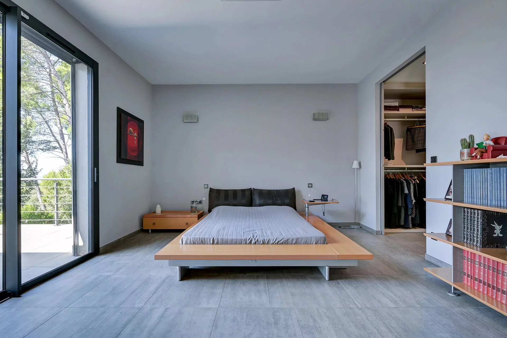 Villa d'architecte contemporaine avec vue panoramique & Pinède privée - 8